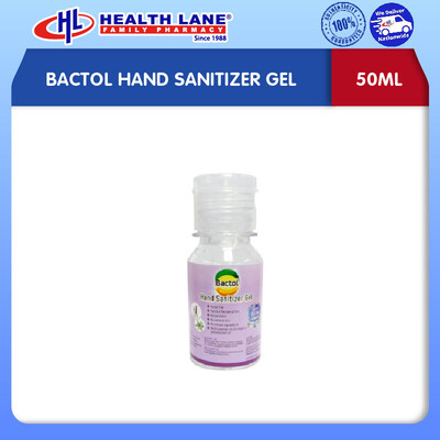 BACTOL HAND SANITIZER GEL (50ML)